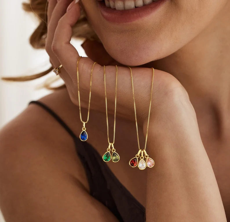 Birthstone Necklace | Gift For Her | Minimalist Necklace