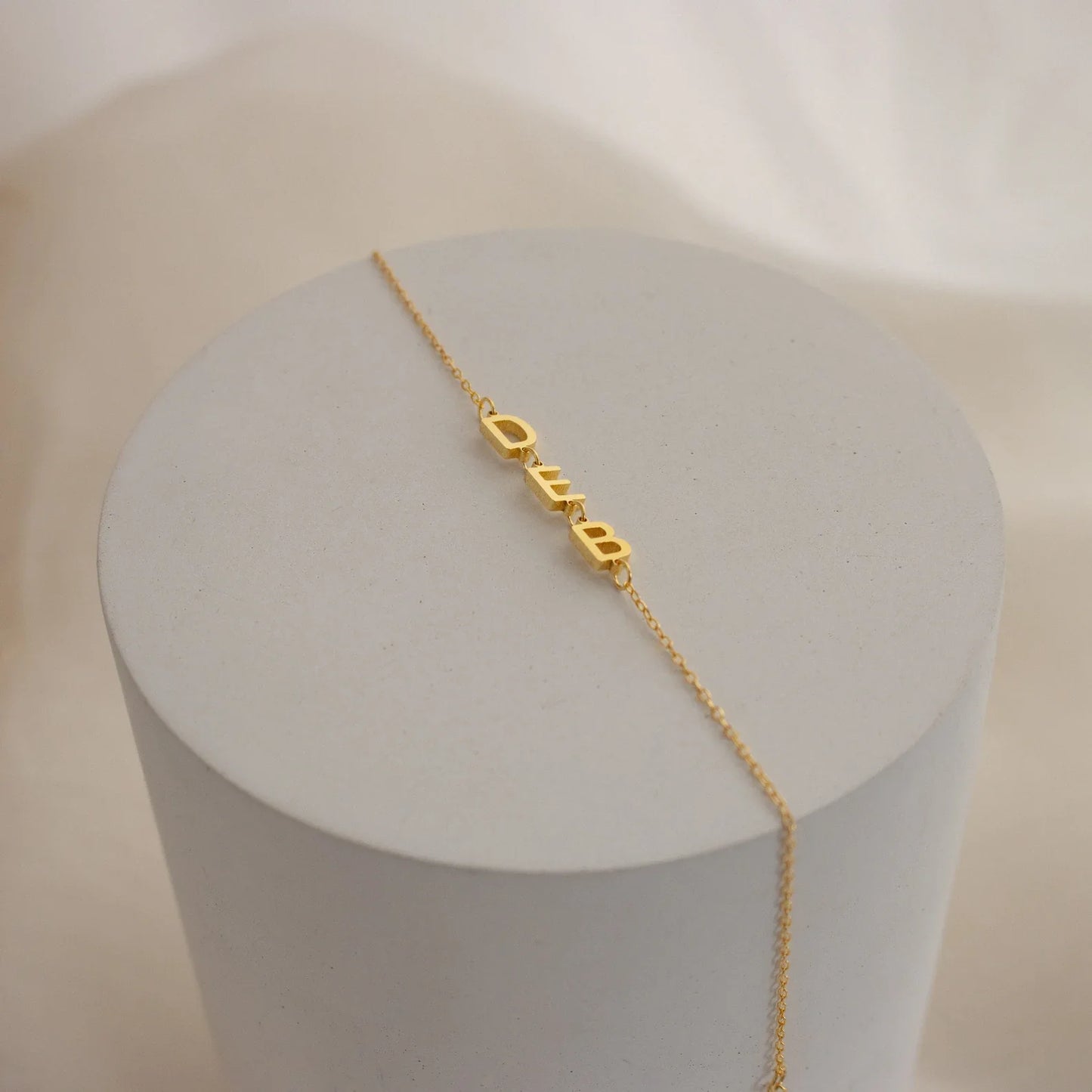 Custom Letter Name Bracelet