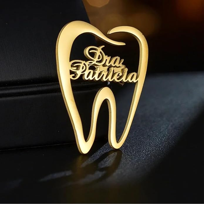 Custom Tooth Dentist Pin Brooch