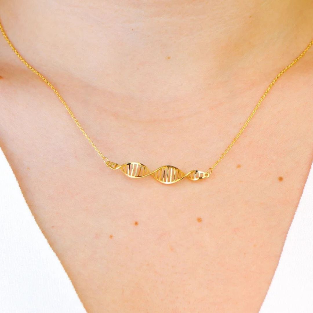 DNA Shape Molecule Necklace