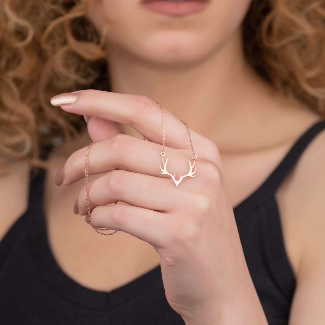 Deer Antler Necklace