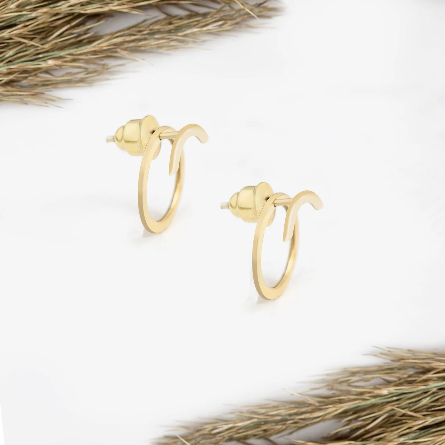 Ear Jacket Round Earrings | Modern Jewllery