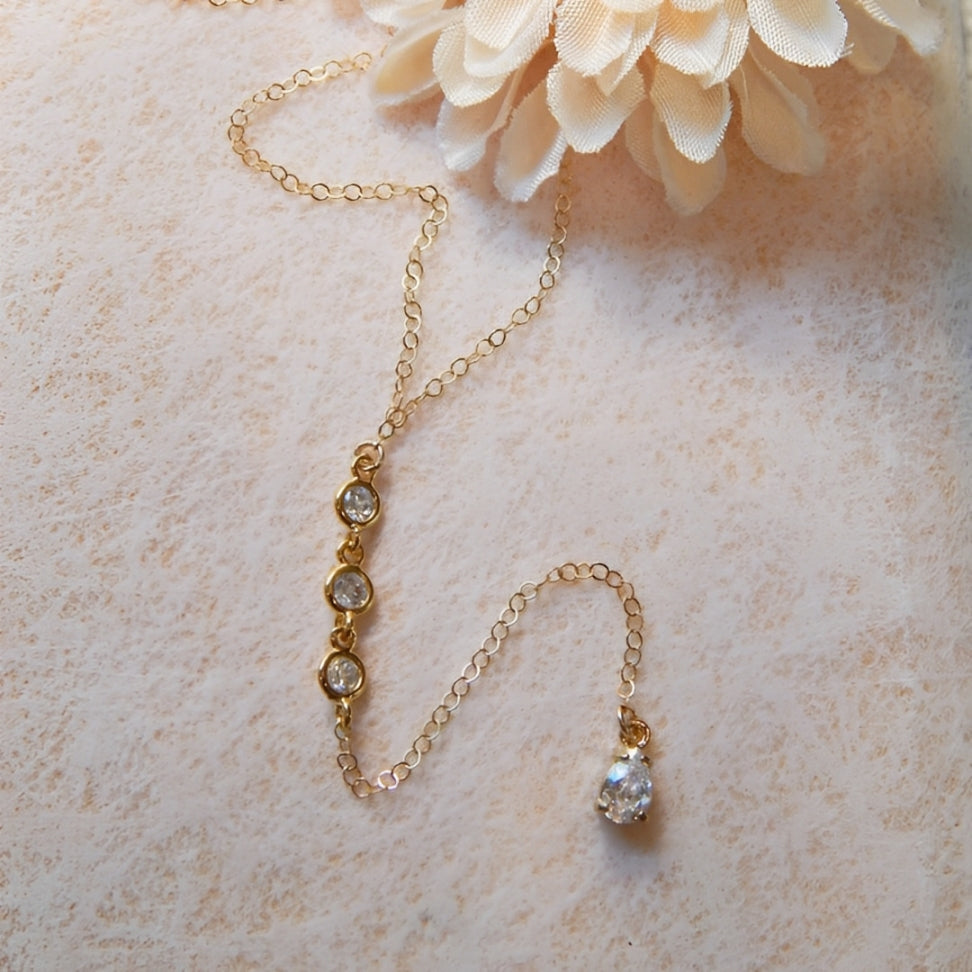 Elegant Diamond Wedding Necklace