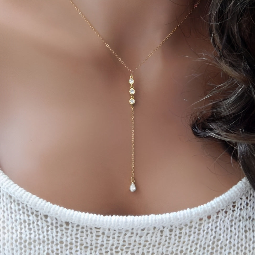 Elegant Diamond Wedding Necklace
