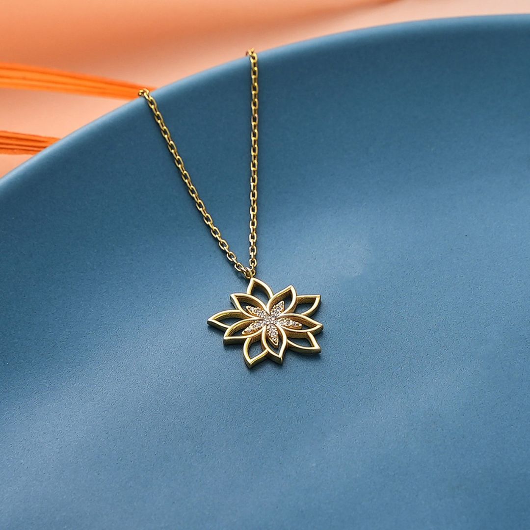 Lotus Flower Necklace