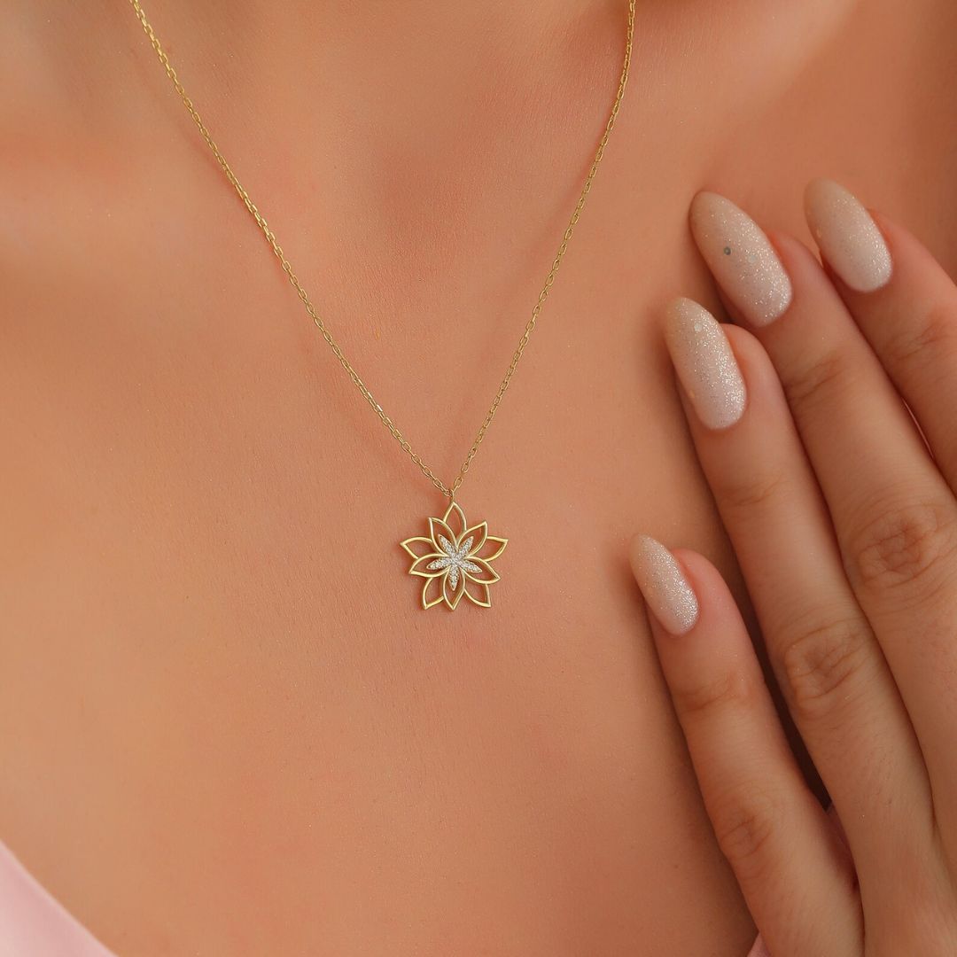 Lotus Flower Necklace