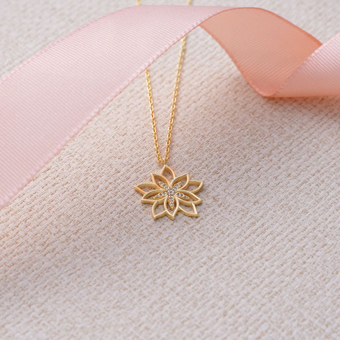Lotus Flower Necklace