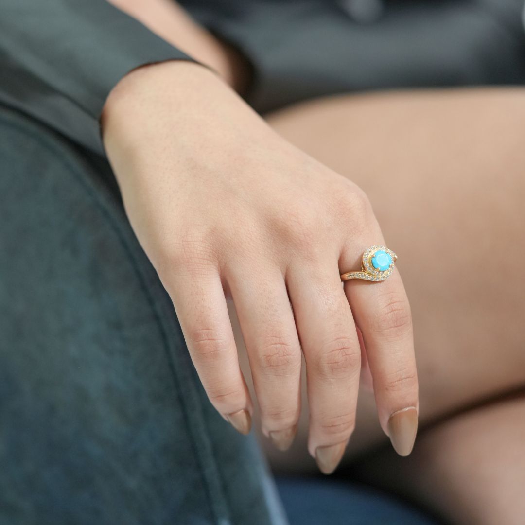 Lunar Blue Ring