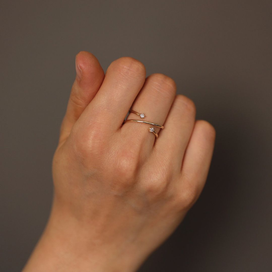 Minimalist Diamond Ring
