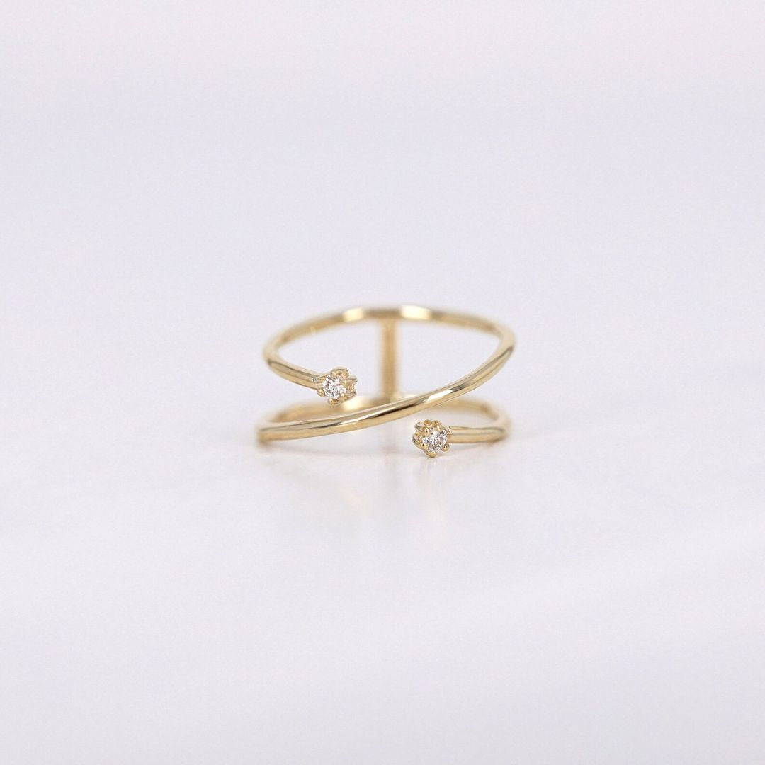 Minimalist Diamond Ring