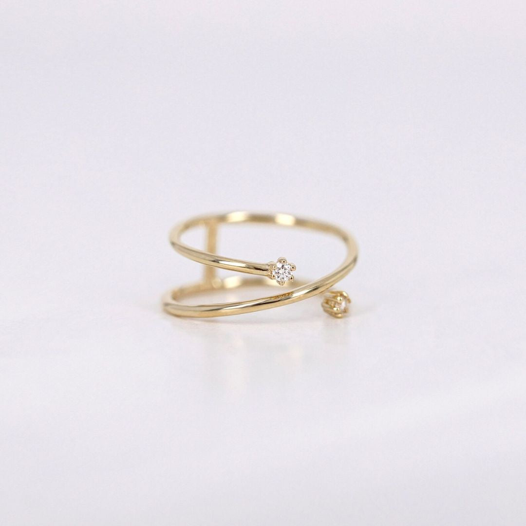 Minimalist Diamond Ring