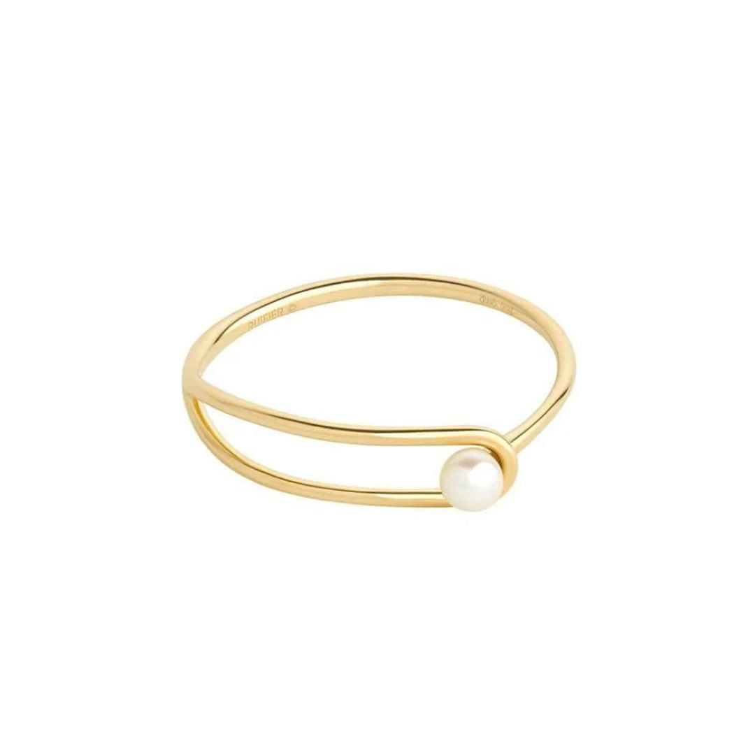 Minimalist Pearl Ring