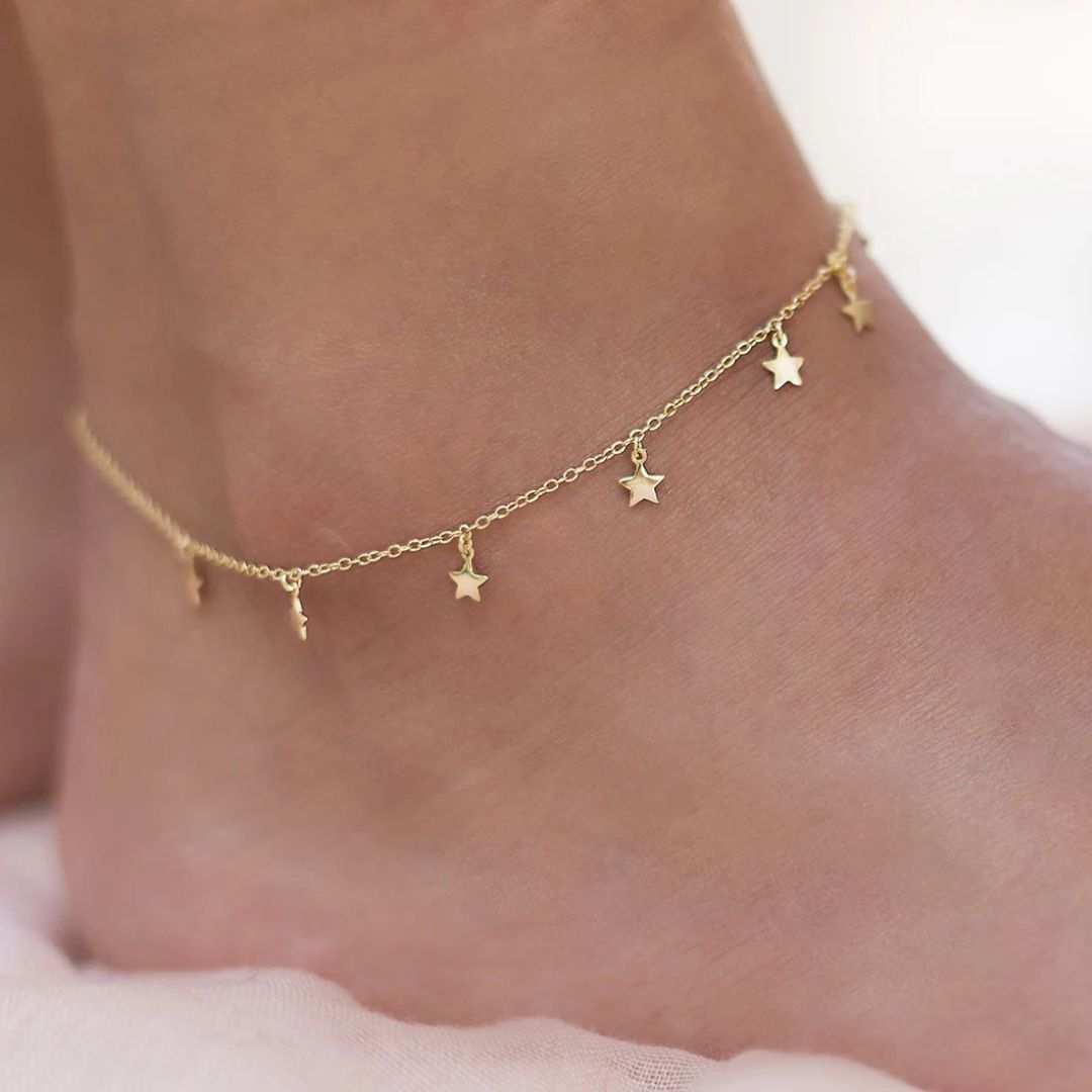 Minimalist Star Anklet