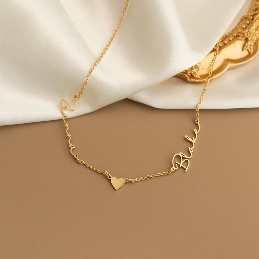 Personalized Couple Names Necklace