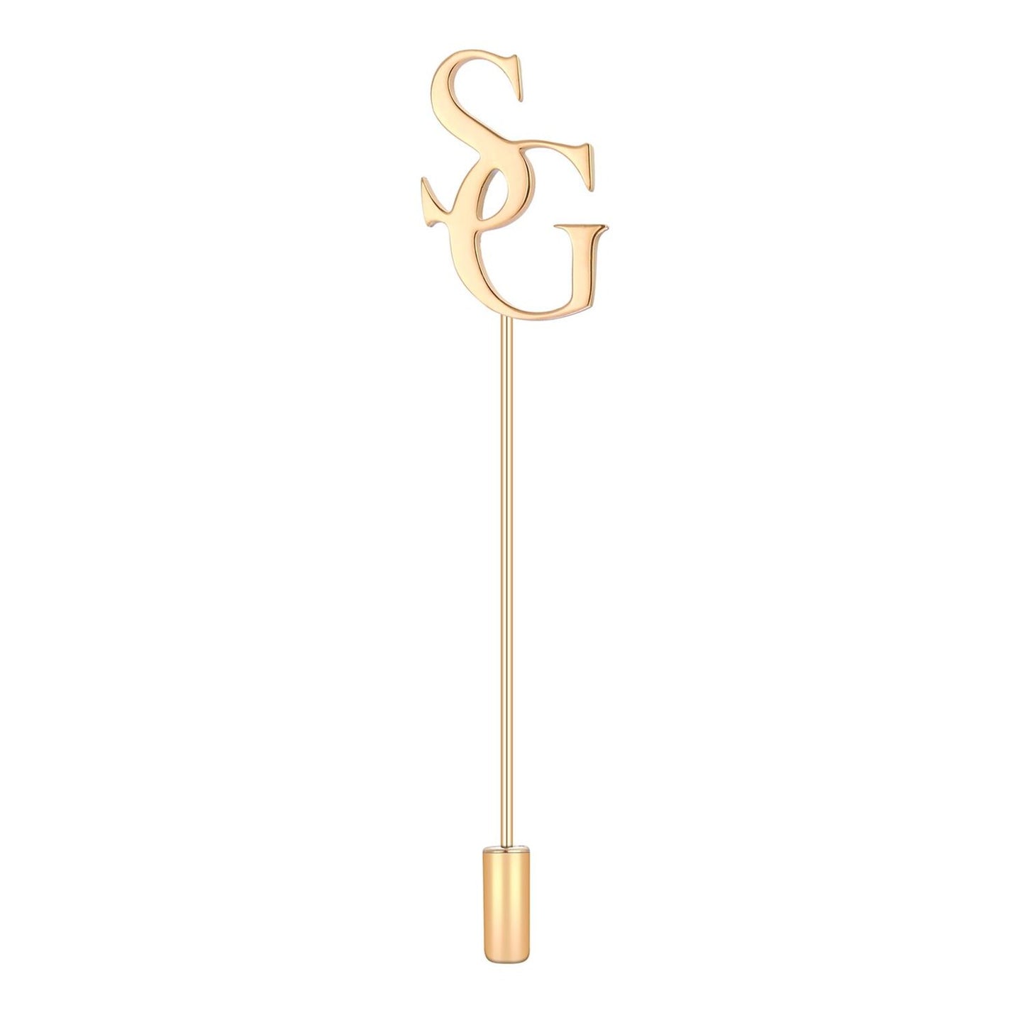 Personalized Initial Lapel Pin | Men and Women Lapel Badge