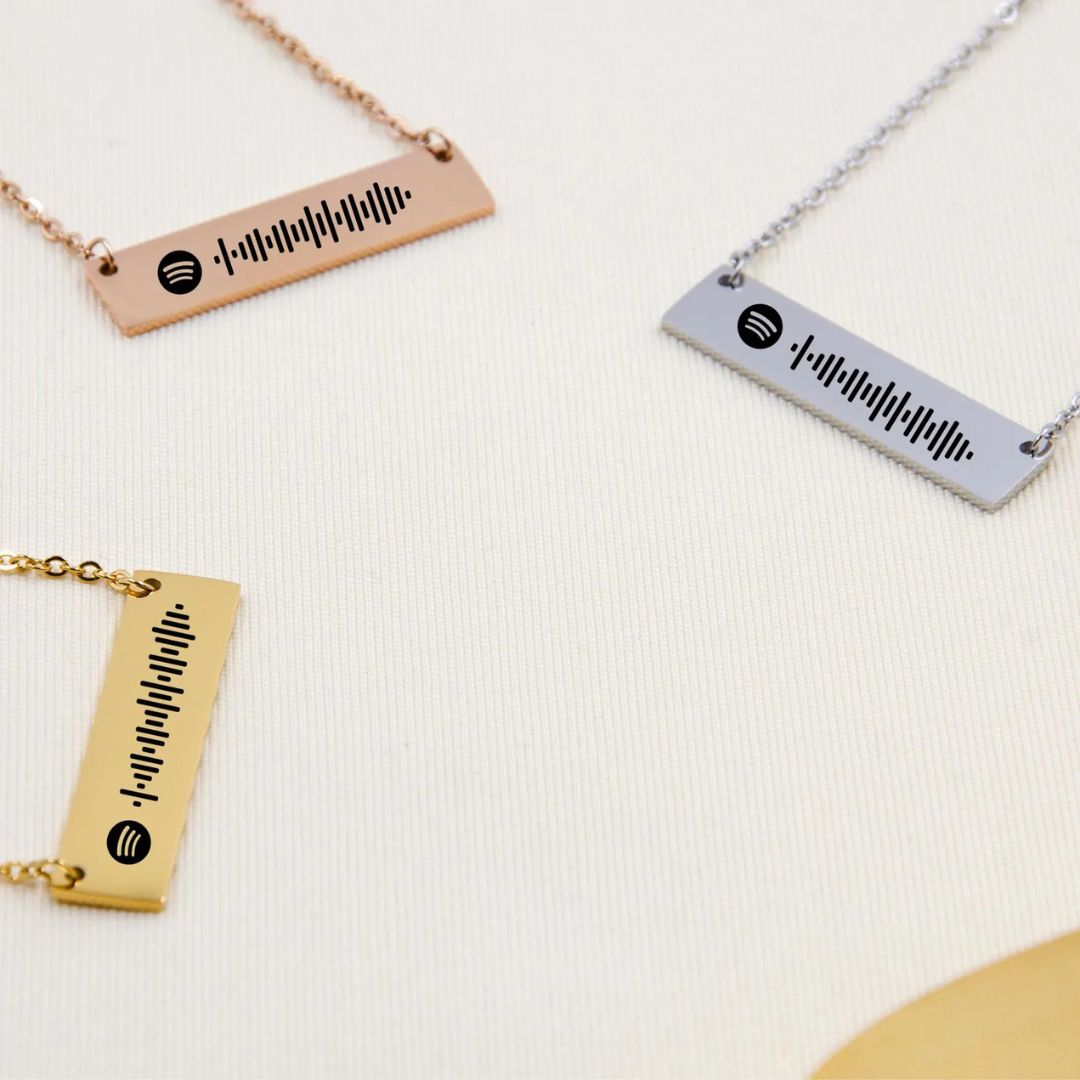 Personalized Spotify Music Necklace