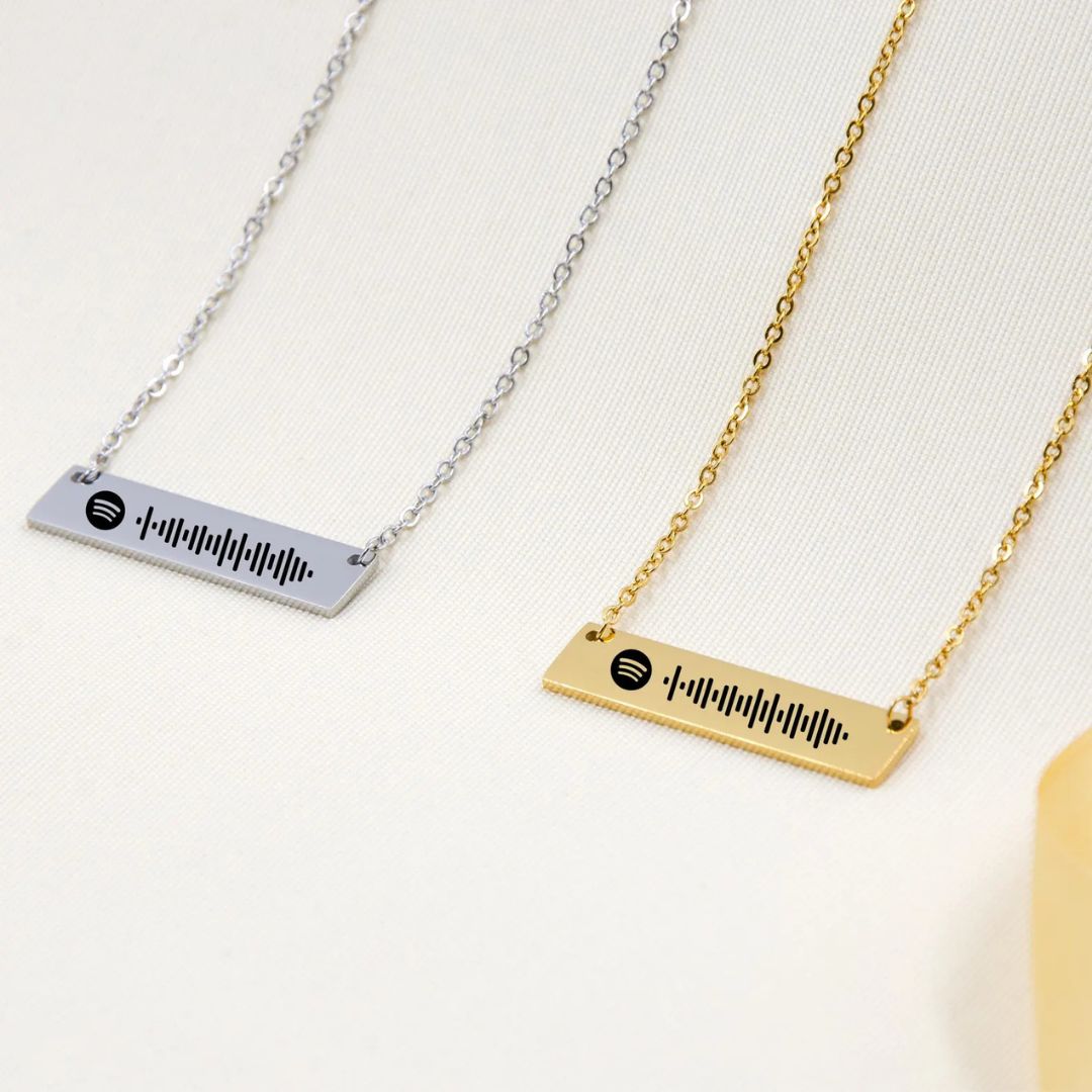 Personalized Spotify Music Necklace
