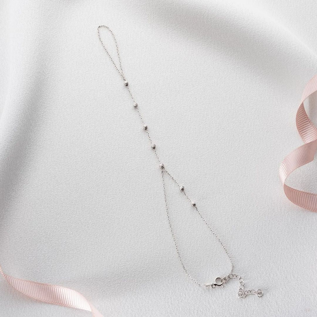 Silver & Gold Plated Hand Chain Bracelet