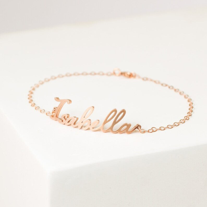 customized name braclet