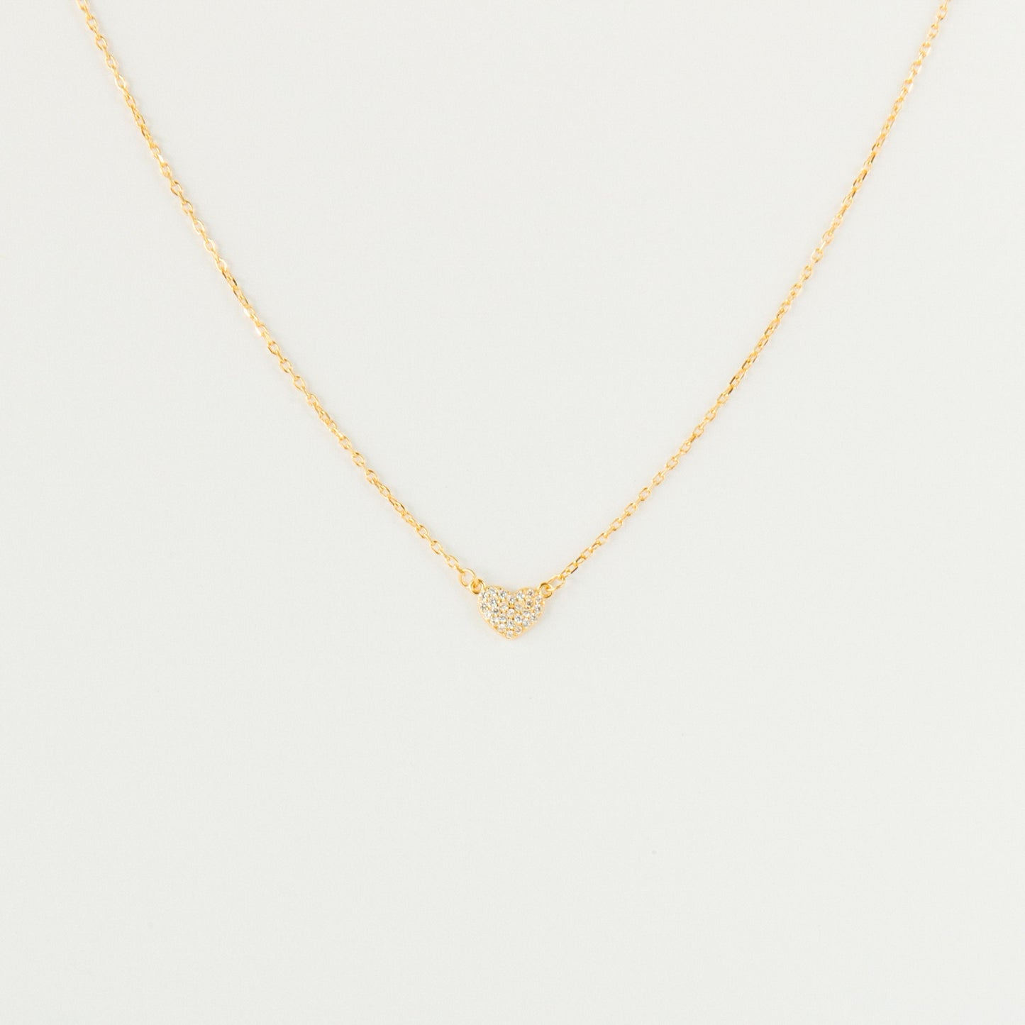 Pave Heart Dimond Necklace For Your Love One