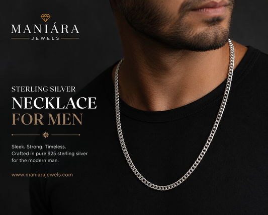 Sterling Silver Necklace for Men
