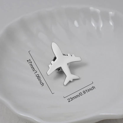 Airplane Brooch Pin, Lapel Pin for Pilot Airline Staff Cabin Crew