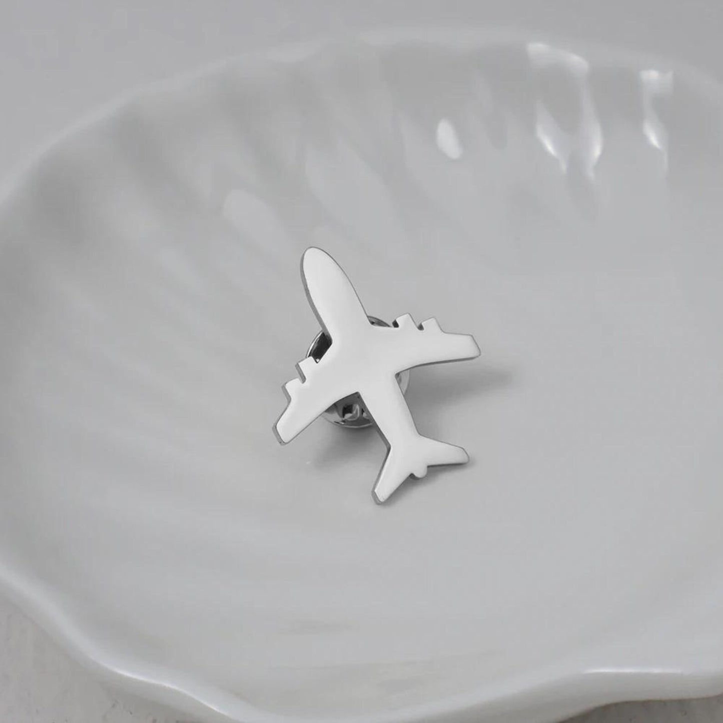 Airplane Brooch Pin, Lapel Pin for Pilot Airline Staff Cabin Crew