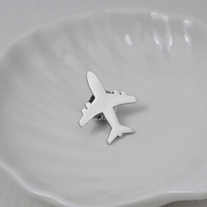 Airplane Brooch Pin, Lapel Pin for Pilot Airline Staff Cabin Crew