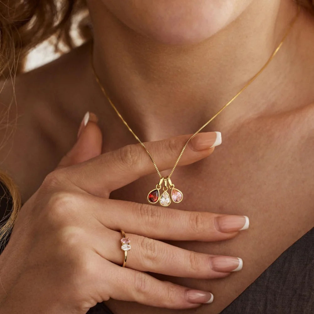 Birthstone Necklace | Gift For Her | Minimalist Necklace