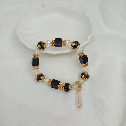 Black & Gold Glam Bracelet