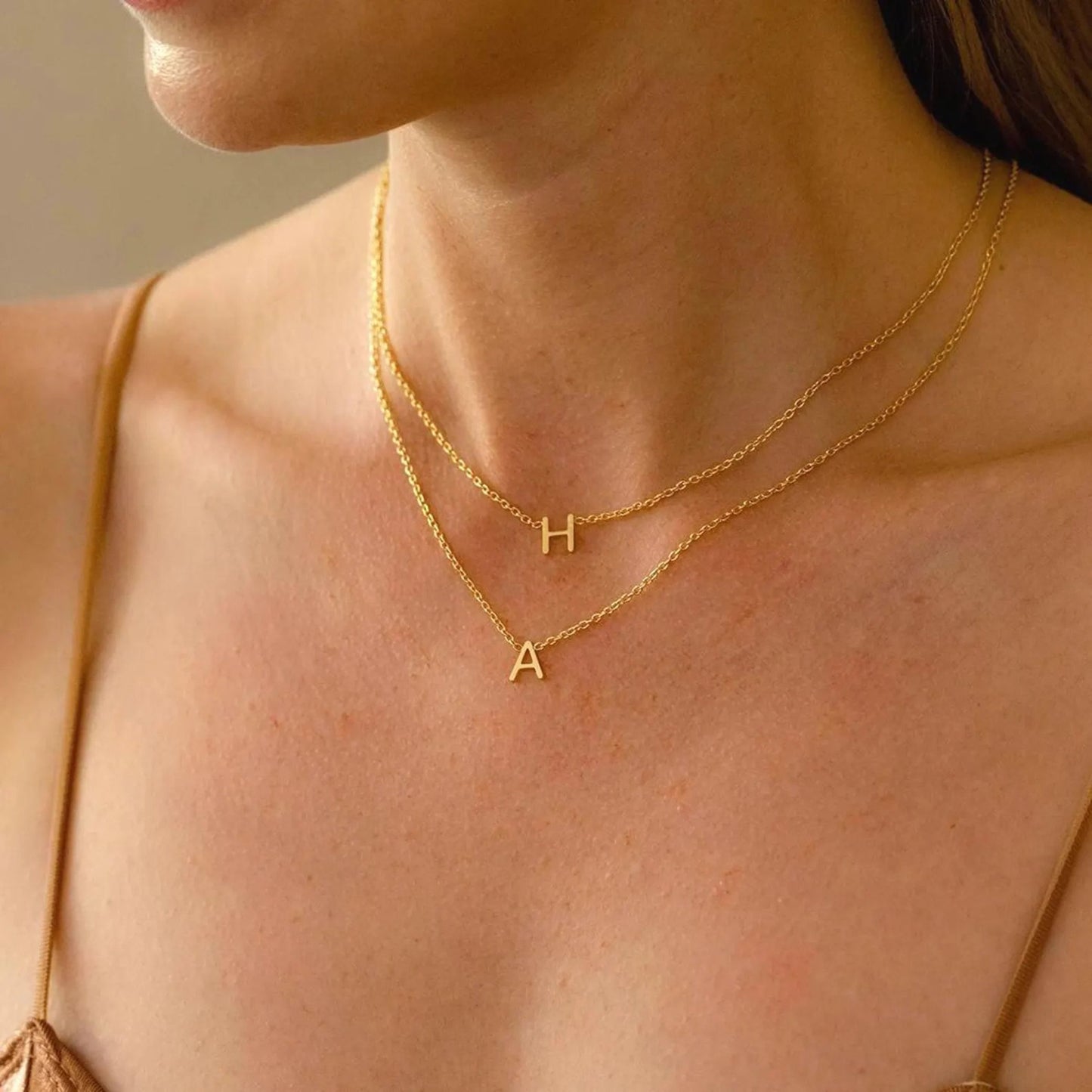 Custom Dainty Initial Necklace
