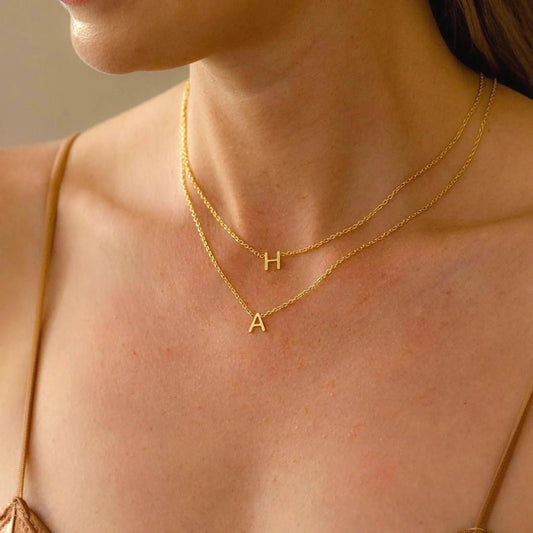 Custom Dainty Initial Necklace
