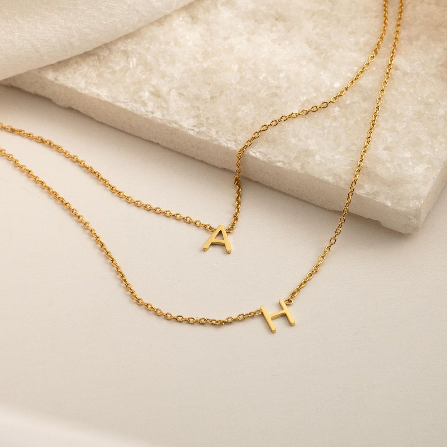 Custom Dainty Initial Necklace