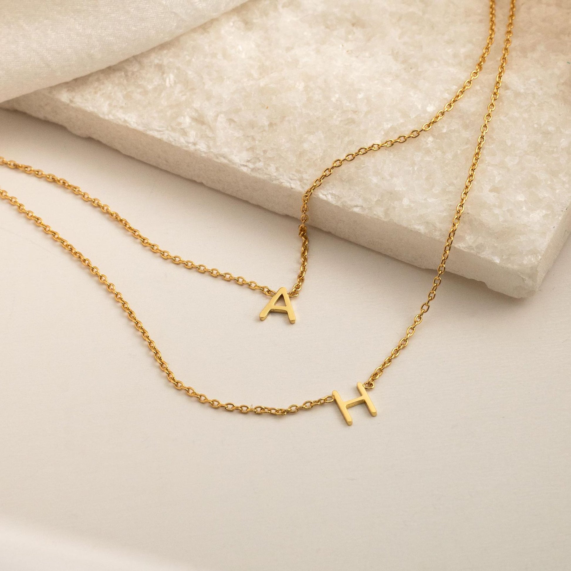 Custom Dainty Initial Necklace