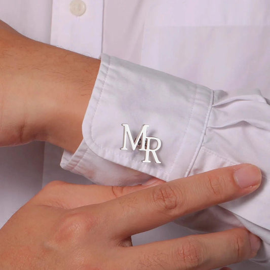 Custom Initial Cufflink Pin For Men