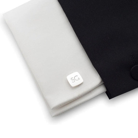 Custom Initial Square Cufflink