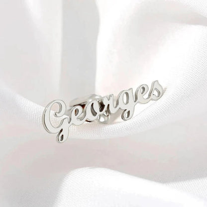 Custom Men's Shirt Cufflinks Personalized Name Cufflinks