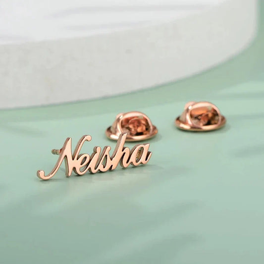 Custom Name Brooch