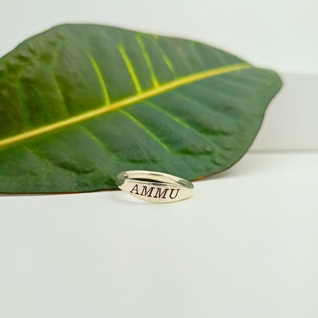 Customized Name Ring