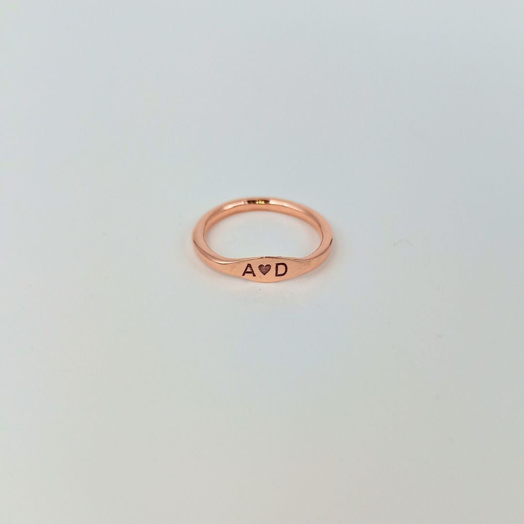 Customized Name Ring