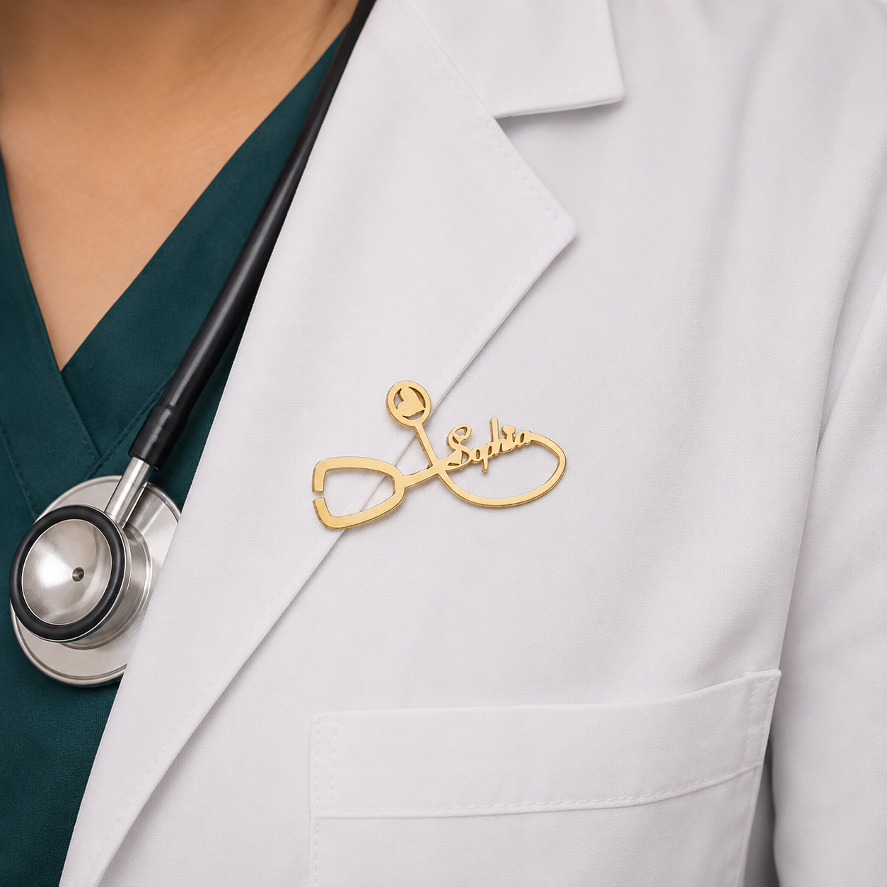 Customized Brooch Pin For Healthcare Workers