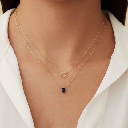 Cute Minimalist Heart Necklace