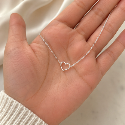 Cute Minimalist Heart Necklace