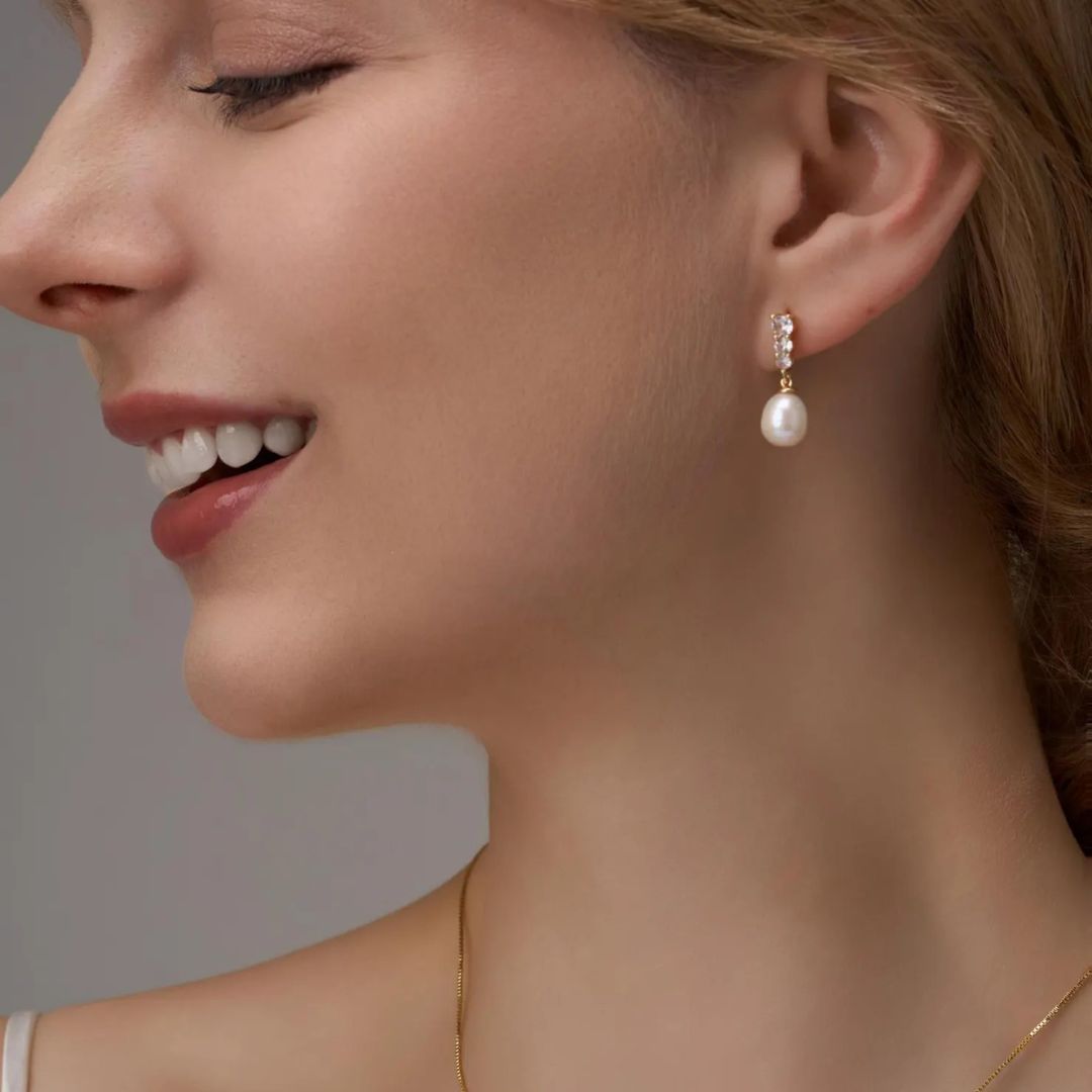 Dainty Freshwater Pearl Jewelry Set | Wedding Special