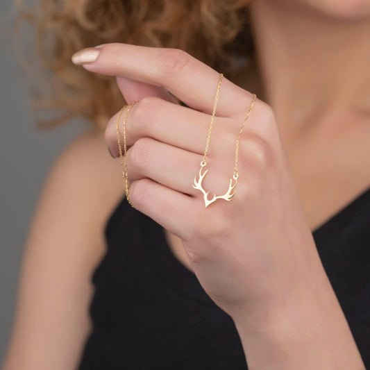 Deer Antler Necklace