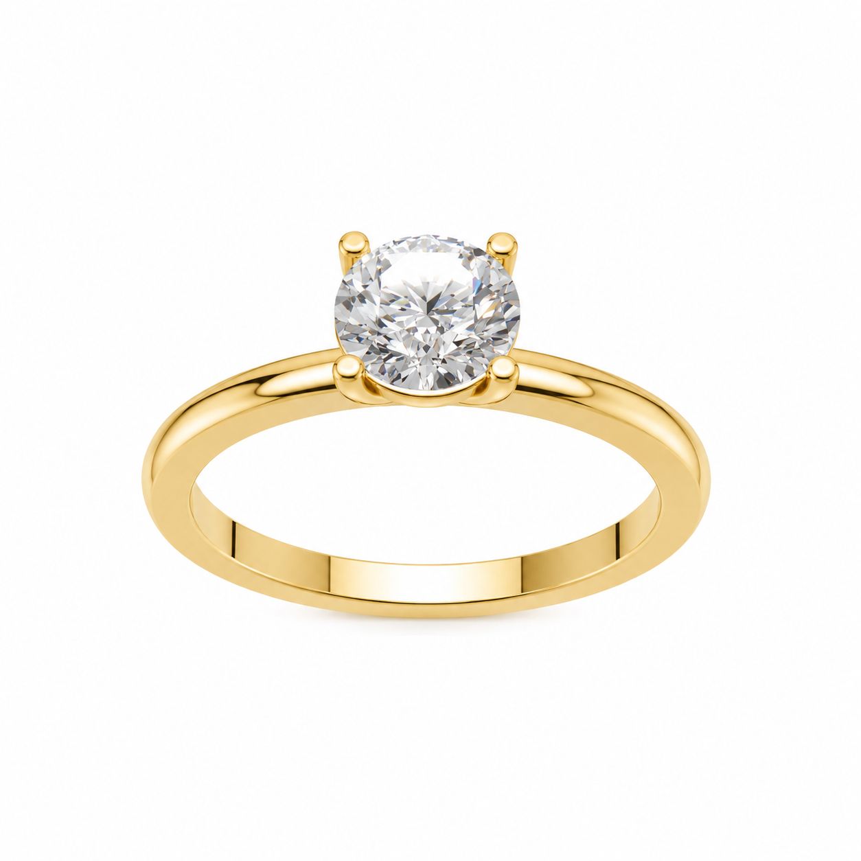 Diamond Engagement Proposal Ring