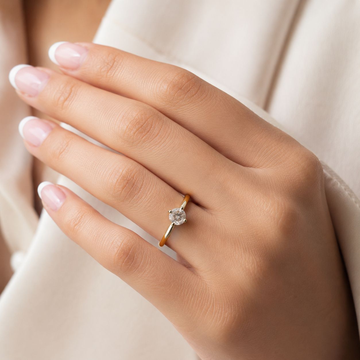 Diamond Engagement Proposal Ring