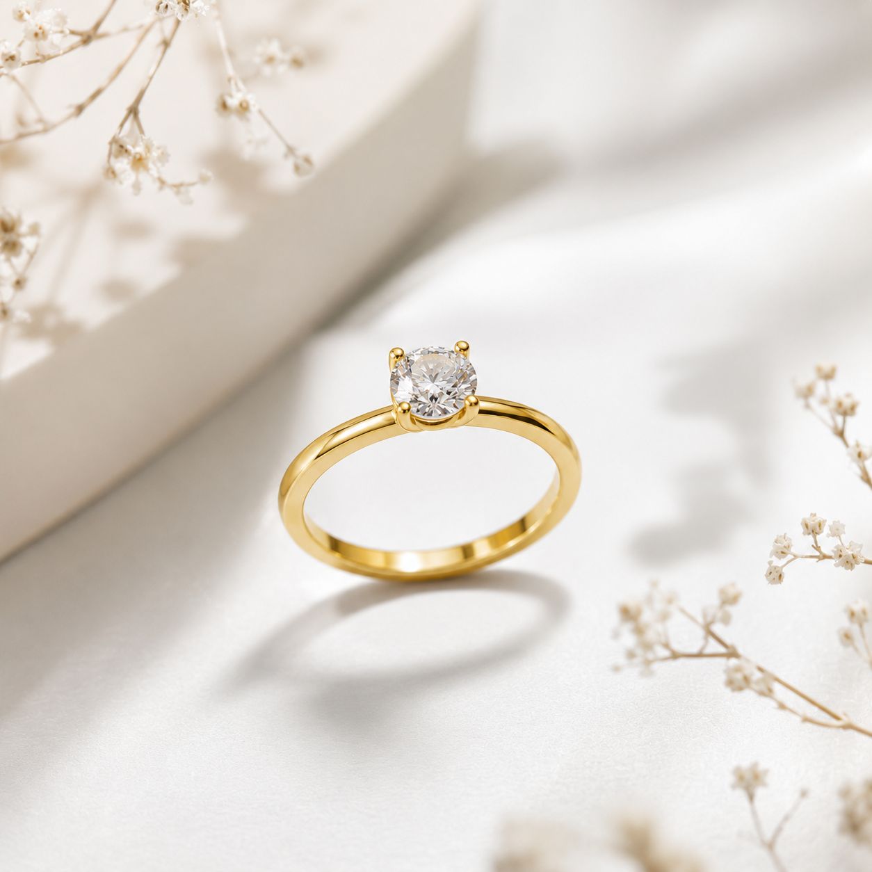 Diamond Engagement Proposal Ring