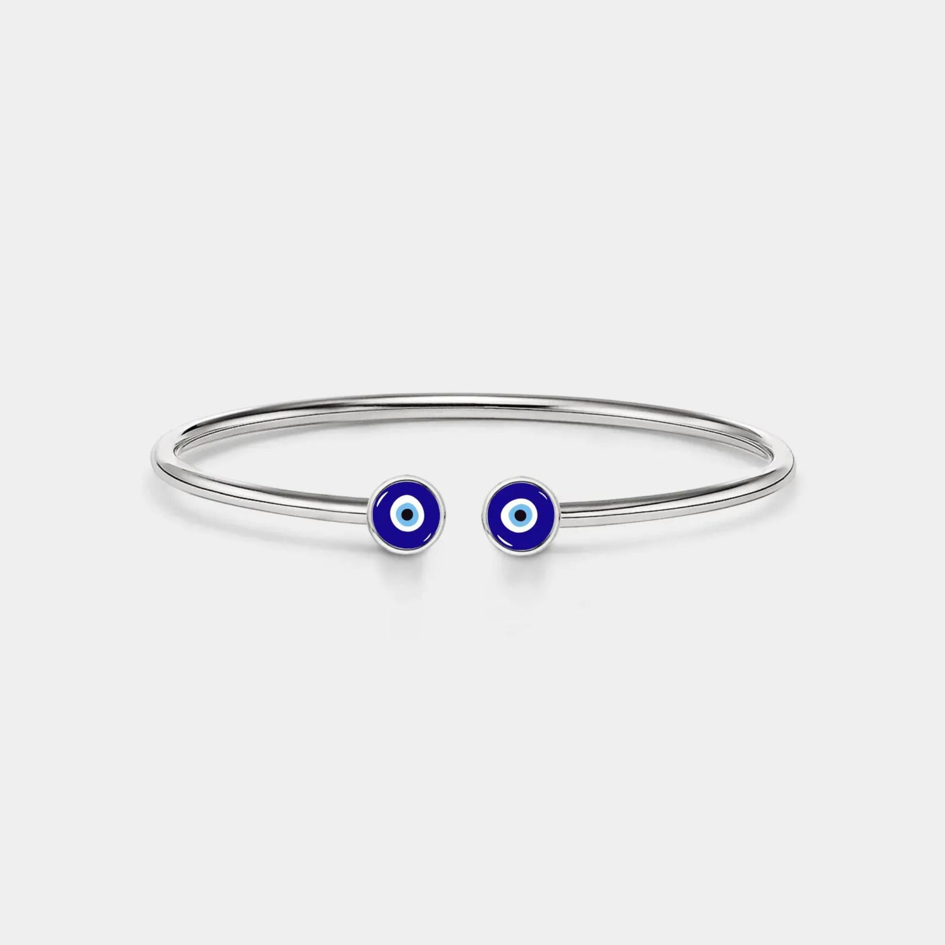 Evil Eye Bracelet - Turkish Nazar Stacking Bracelet 