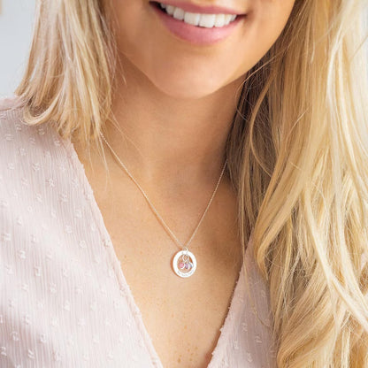 Family Birthstone Personalized Necklace
